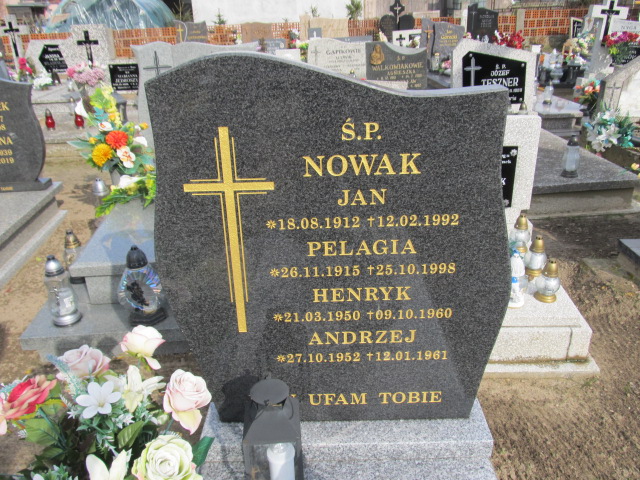Andrzej Nowak 1952 Lubosz - Grobonet - Wyszukiwarka osób pochowanych